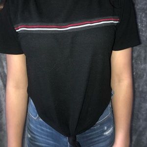 Black stripped shirt
